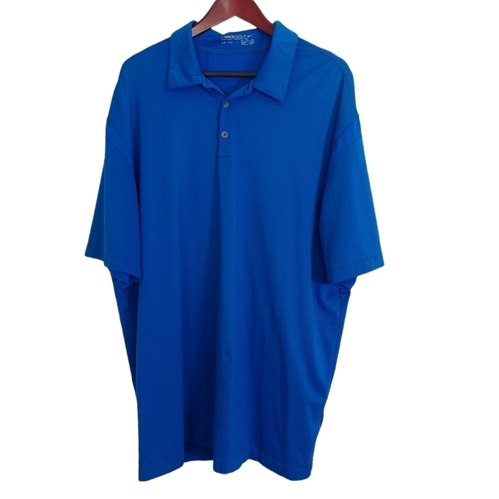 Nike Golf Dri-Fit Short Sleeve Polo Sports Casual Shirt Stretch XXL Quick Dry.‎